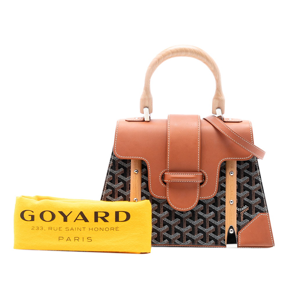 Pre-Loved Goyard Goyardine Saigon Structured PM - Picture 8 of 8